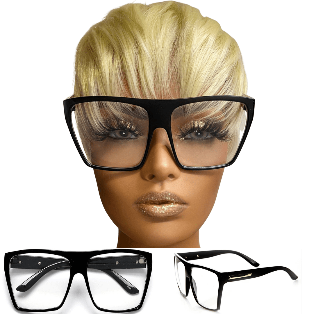 The SmartAss Look Sunglasses Cookie *Black Clear*